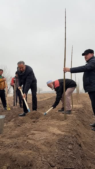 Давлаталӣ Саид дар маъракаи ниҳолшинонӣ дар ноҳияи Ҷалолиддини Балхӣ иштирок намуд