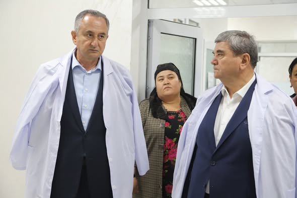 БОЗДИДИ РАИСИ ВИЛОЯТИ ХАТЛОН АЗ МАРКАЗИ САЛОМАТӢ ПАС АЗ ТАЪМИРУ АЗНАВСОЗӢ ДАР НОҲИЯИ ШАҲРИТУС